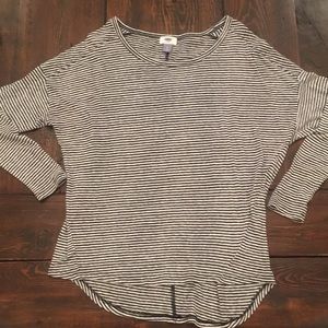 Old Navy black & white striped tunic